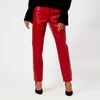 Philosophy di Lorenzo Serafini Women's Eco Leather Trousers - Red - Image 1
