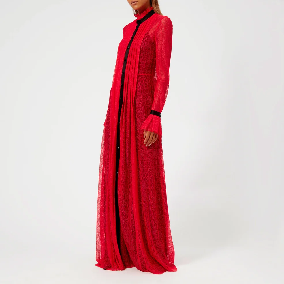 Philosophy di Lorenzo Serafini Women's Lace Long Dress - Red Image 1