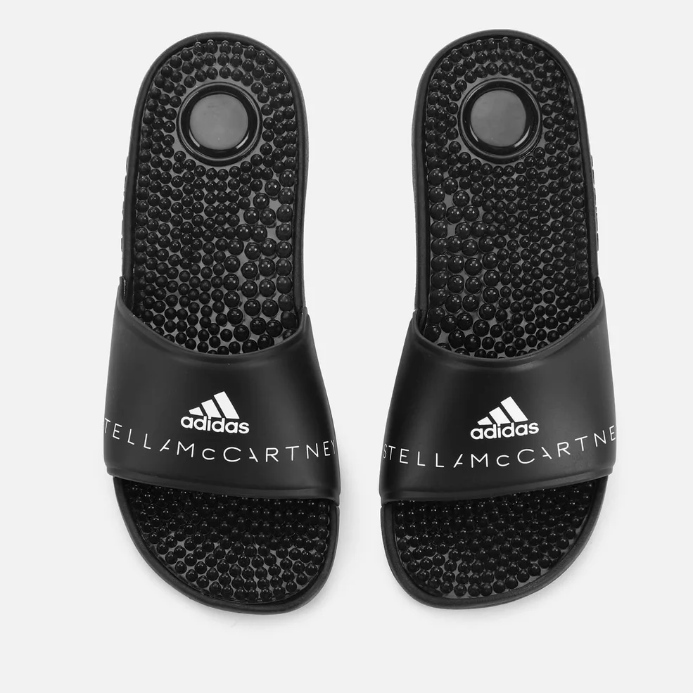 adidas by Stella McCartney Women's Adissage Slide Sandals - Core Black/White Image 1