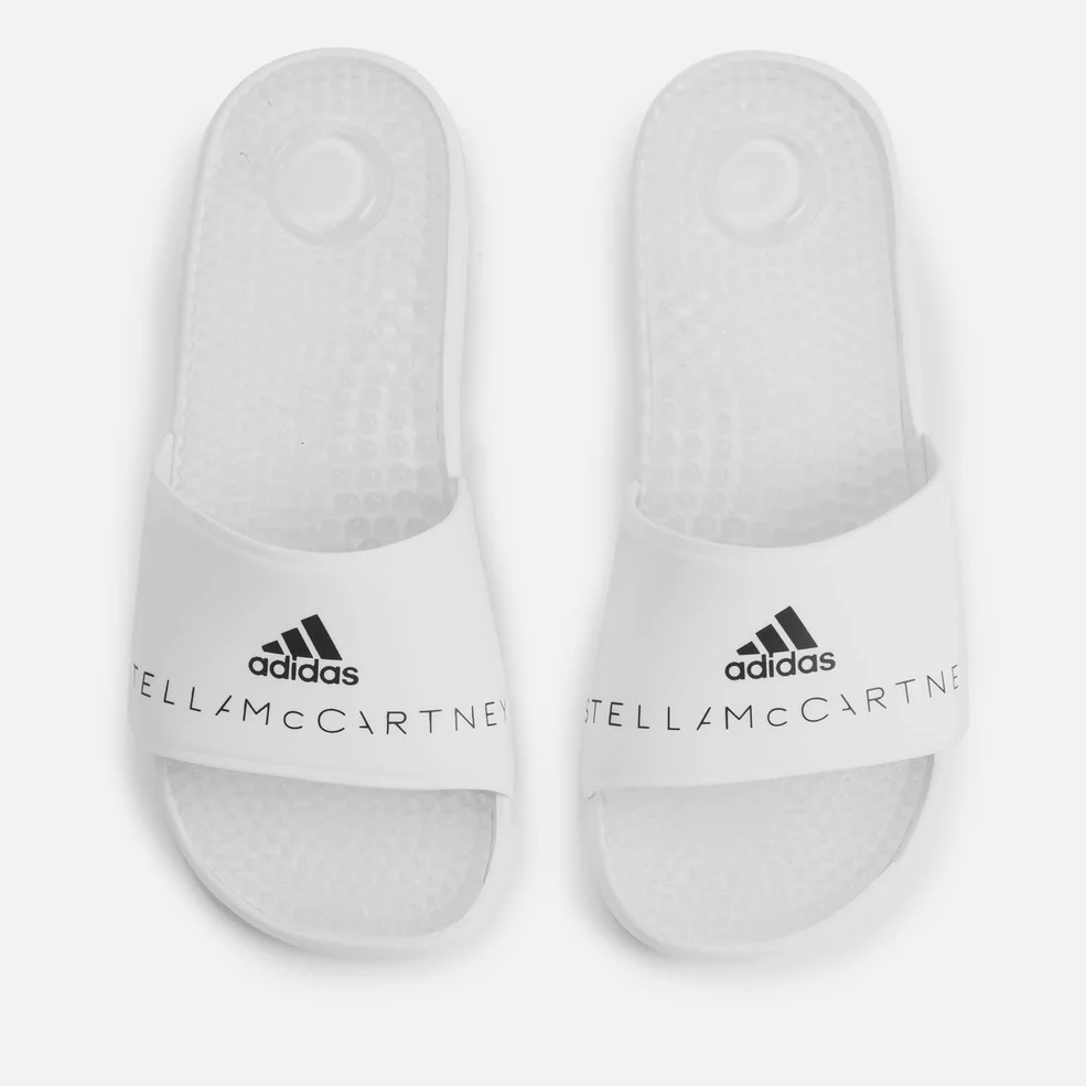 adidas by Stella McCartney Women's Adissage Slide Sandals - White/Black Image 1