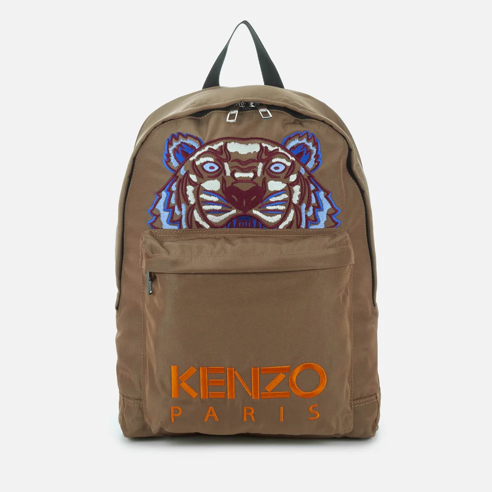 KENZO Men's Kanvas Tiger Backpack - Dark Camel Image 1