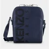 KENZO Men's Calfskin Cross Body Bag - Navy Blue - Image 1