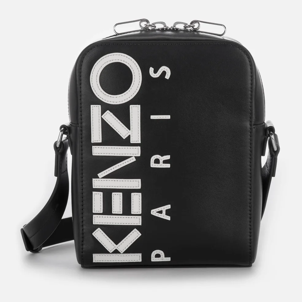KENZO Men's Calfskin Cross Body Bag - Black Image 1