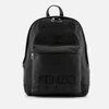 KENZO Men's Calfskin Tiger Backpack - Black - Image 1