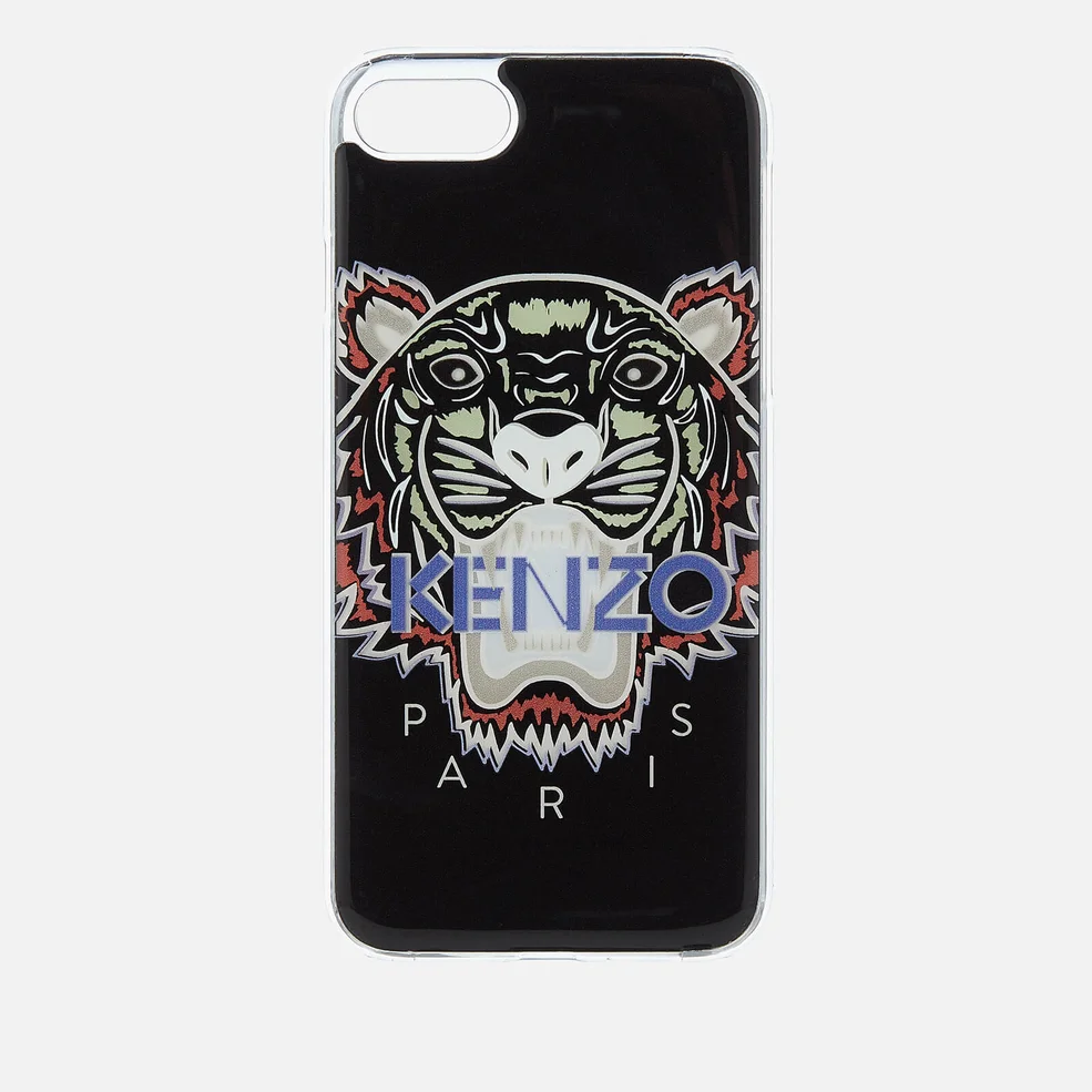KENZO Men's Tiger Silicone iPhone 7/8 Case - Black Image 1
