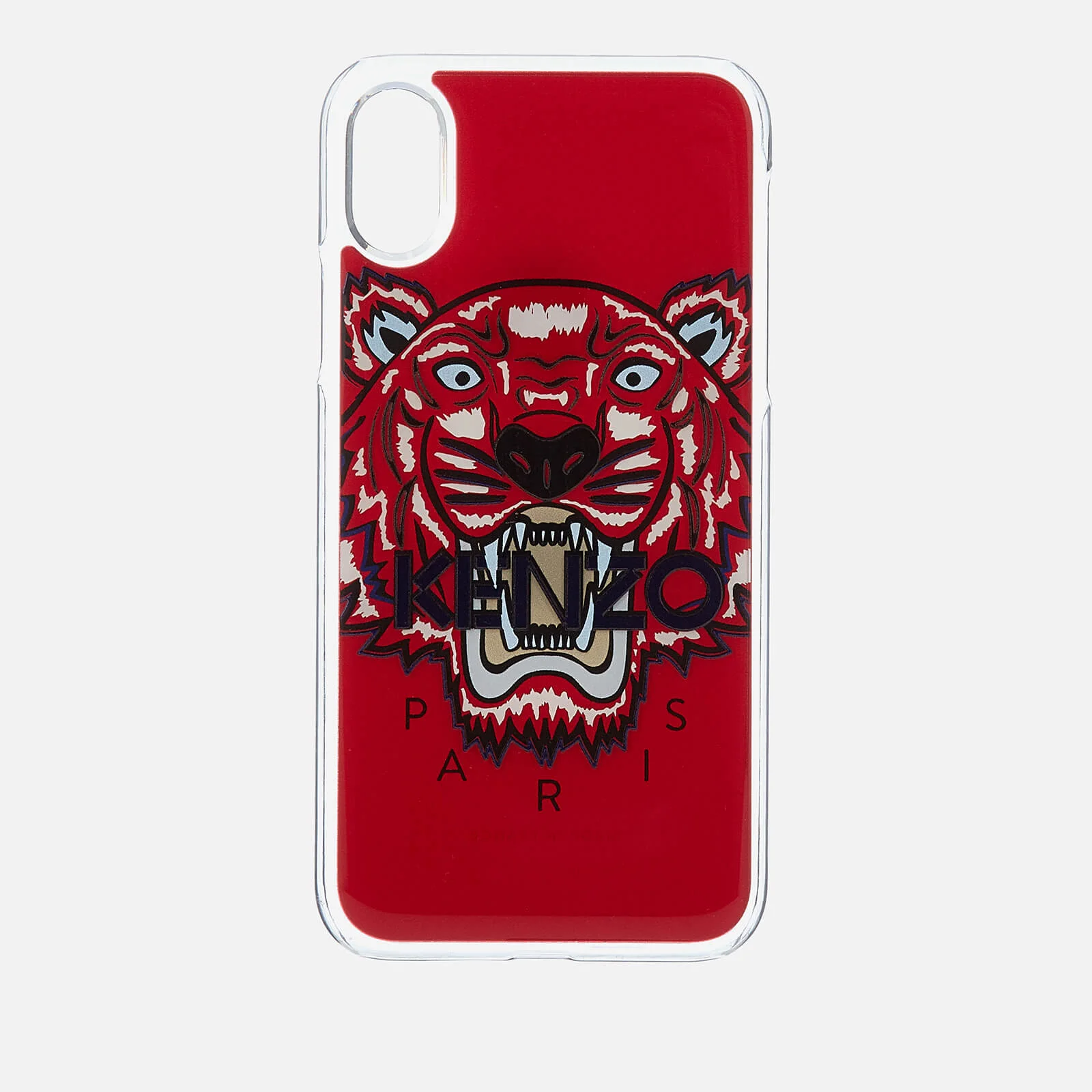 KENZO Men's Tiger Silicone iPhone X Case - Medium Red Image 1