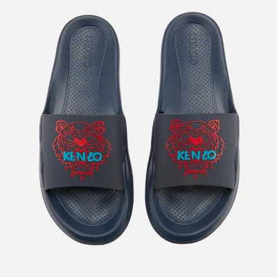 KENZO Men's Tiger Slide Sandals - Navy Blue