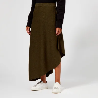 JW Anderson Women's Asymmetric Skirt - Khaki