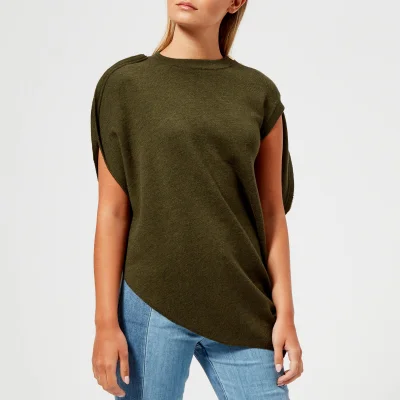 JW Anderson Women's Circle Knitted Top - Khaki