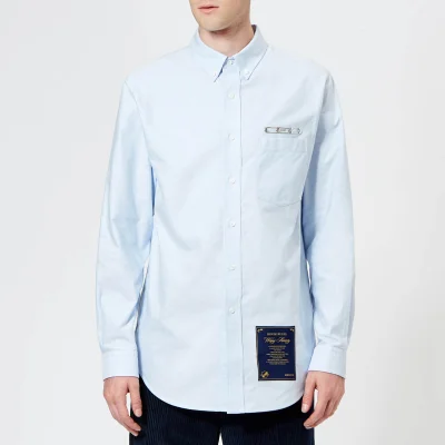 Alexander Wang Men's Ceo and House Rules Patch Shirt - Blue