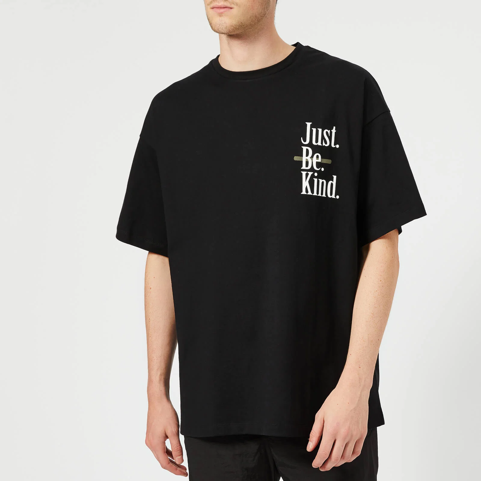 Wooyoungmi Men's Just Be Kind T-Shirt - Black Image 1