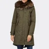 Woolrich Women's Literary Silver Fox Parka - Military Olive - Image 1