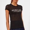 Helmut Lang Women's Mesh Logo Baby T-Shirt - Black - Image 1