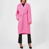 Helmut Lang Women's Nappy Wool Coat - Disco Pink - Image 1