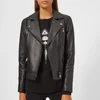 Karl Lagerfeld Women's Ikonik Biker Jacket - Black - Image 1