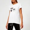 Karl Lagerfeld Women's Karl and Choupette T-Shirt - White - Image 1