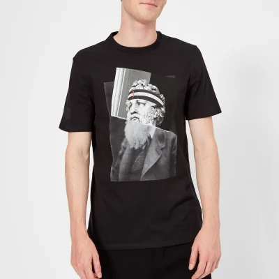 Neil Barrett Men's Philosopher Poseidon T-Shirt - Black/Print
