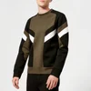 Neil Barrett Men's Modernist Bonded Soft Sweatshirt - DkTau/Black/Off White - Image 1
