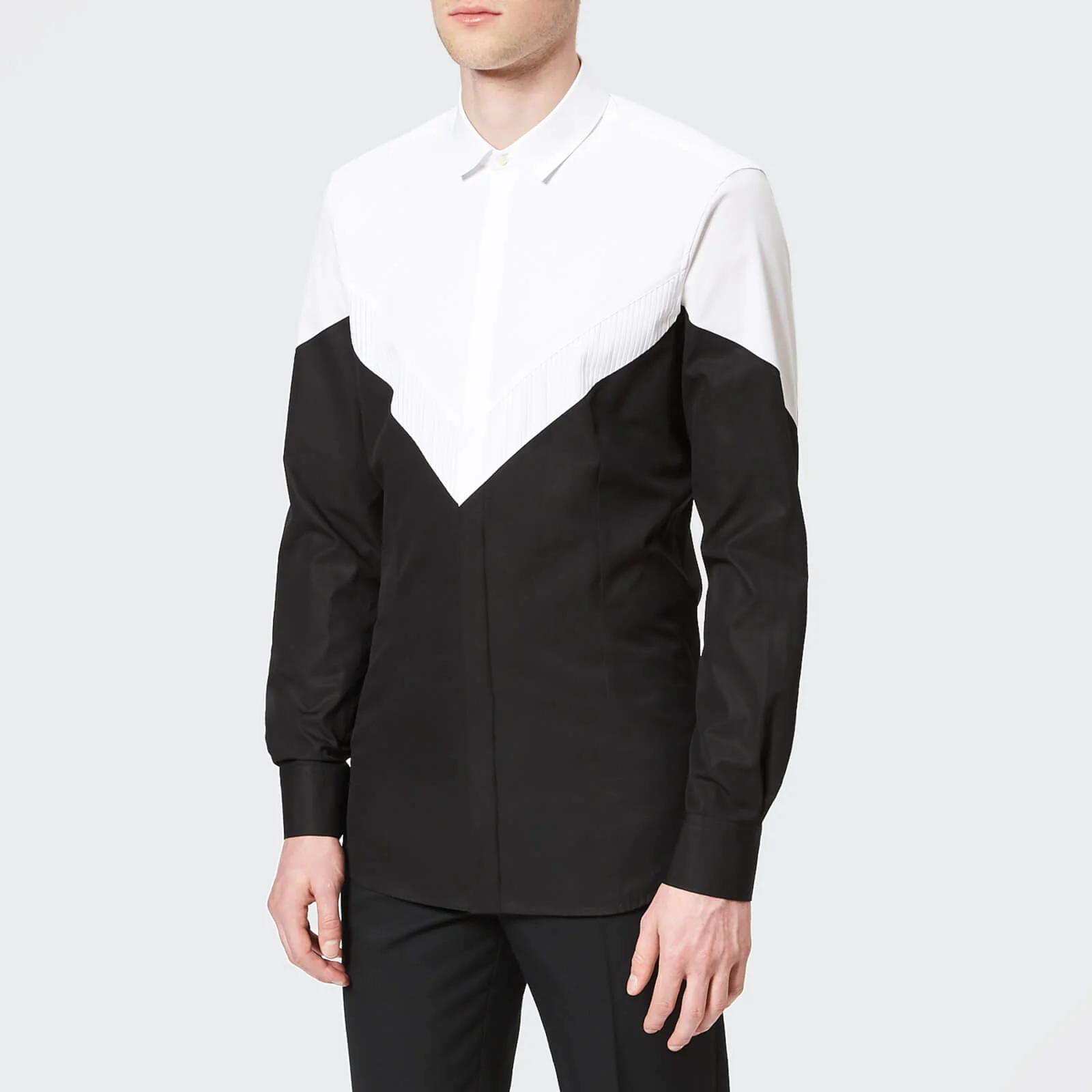 Neil Barrett Men's Tuxedo Modernist Shirt - Black/White Image 1