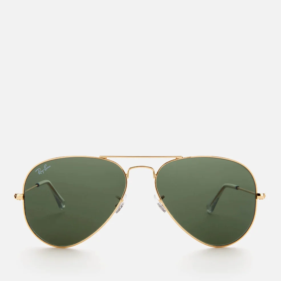 Ray-Ban Men's Aviator Metal Frame Sunglasses - Gold Image 1