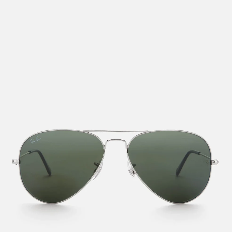 Ray-Ban Men's Aviator Metal Frame Sunglasses - Silver Image 1