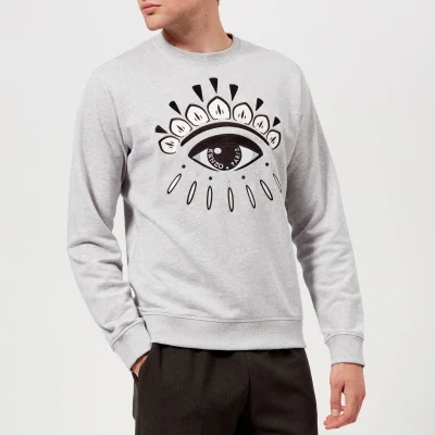 KENZO Men's Eye Logo Sweatshirt - Pale Grey