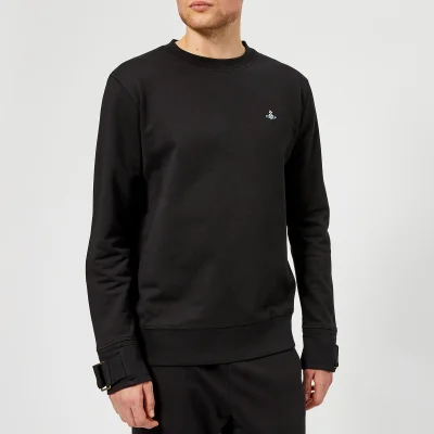 Vivienne Westwood Men's Organic Classic Felpa Round Neck Sweatshirt - Black