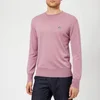 Vivienne Westwood Men's Classic Round Neck Knitted Jumper - Dusty Pink - Image 1
