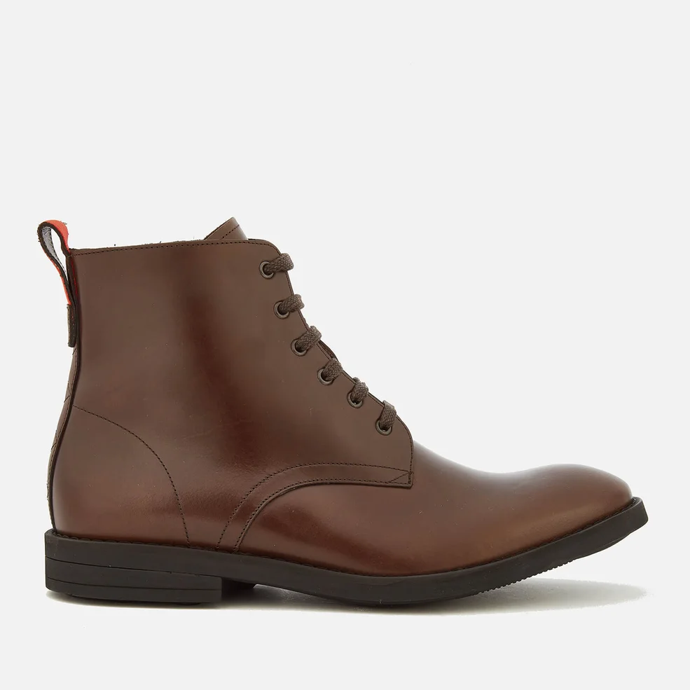 PS Paul Smith Men's Hamilton Leather Lace - Up Boots - Dark Brown Image 1