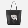 KARL LAGERFELD Women's K/Ikonik Soft Shopper Bag - Black - Image 1