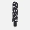 Karl Lagerfeld Women's K/Ikonik Print Umbrella - Black - Image 1