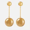 JW Anderson Women's Spheres Drop Earrings - Gold - Image 1