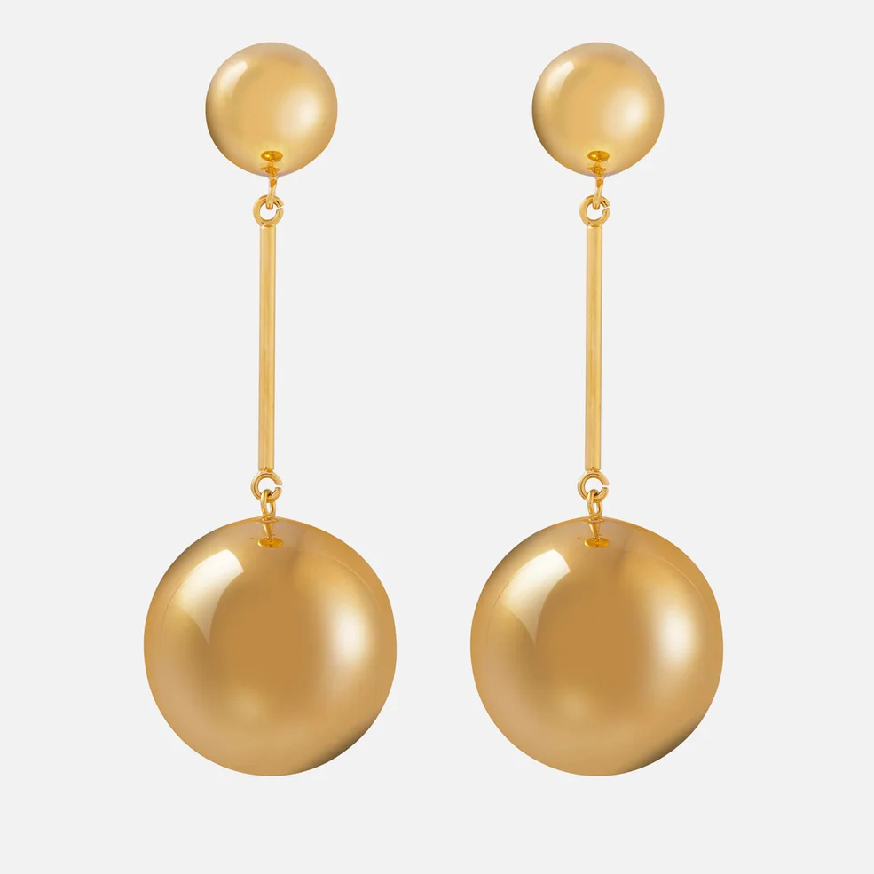 JW Anderson Women's Spheres Drop Earrings - Gold Image 1