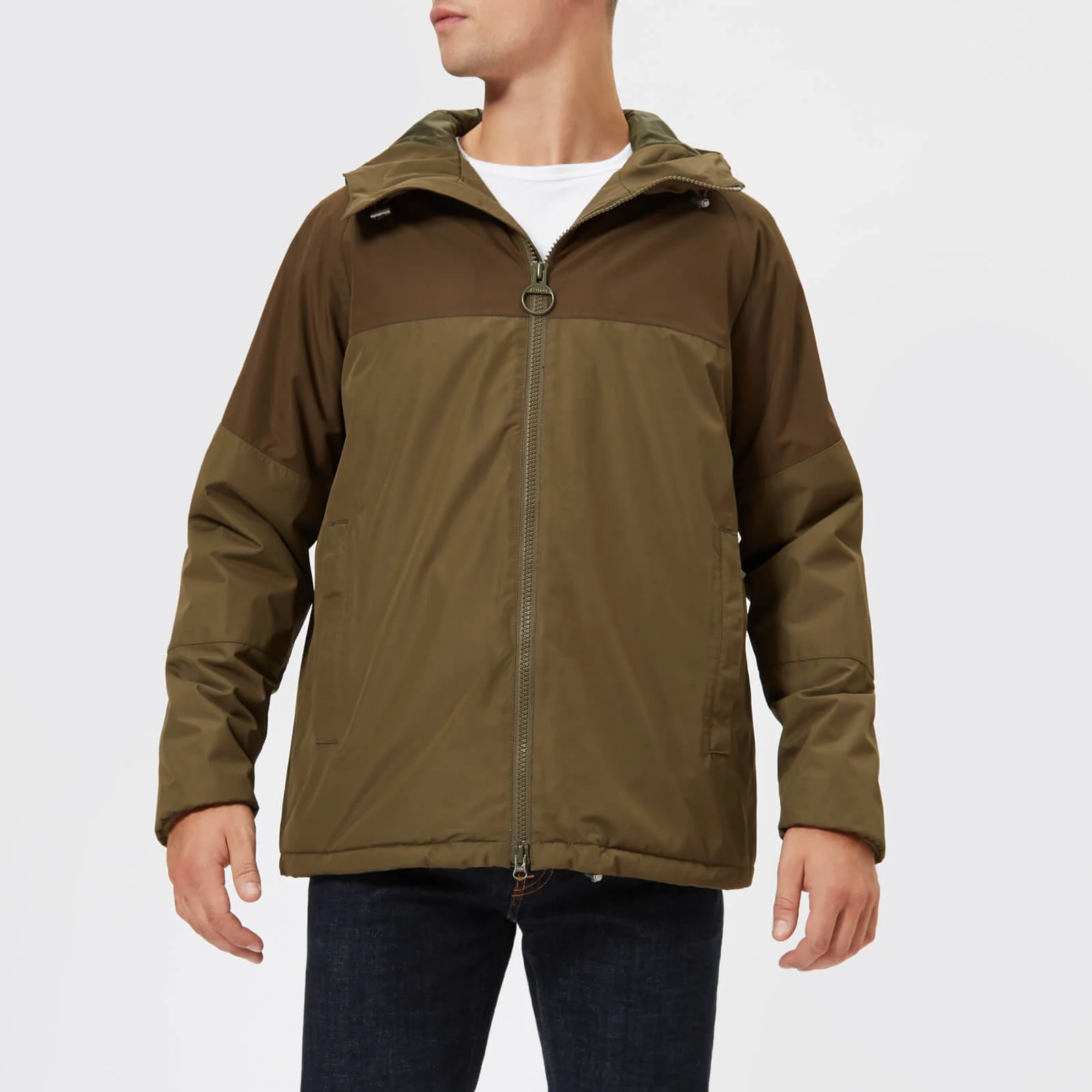 Barbour Men's Beacon Troutbeck Jacket - Army Green Image 1