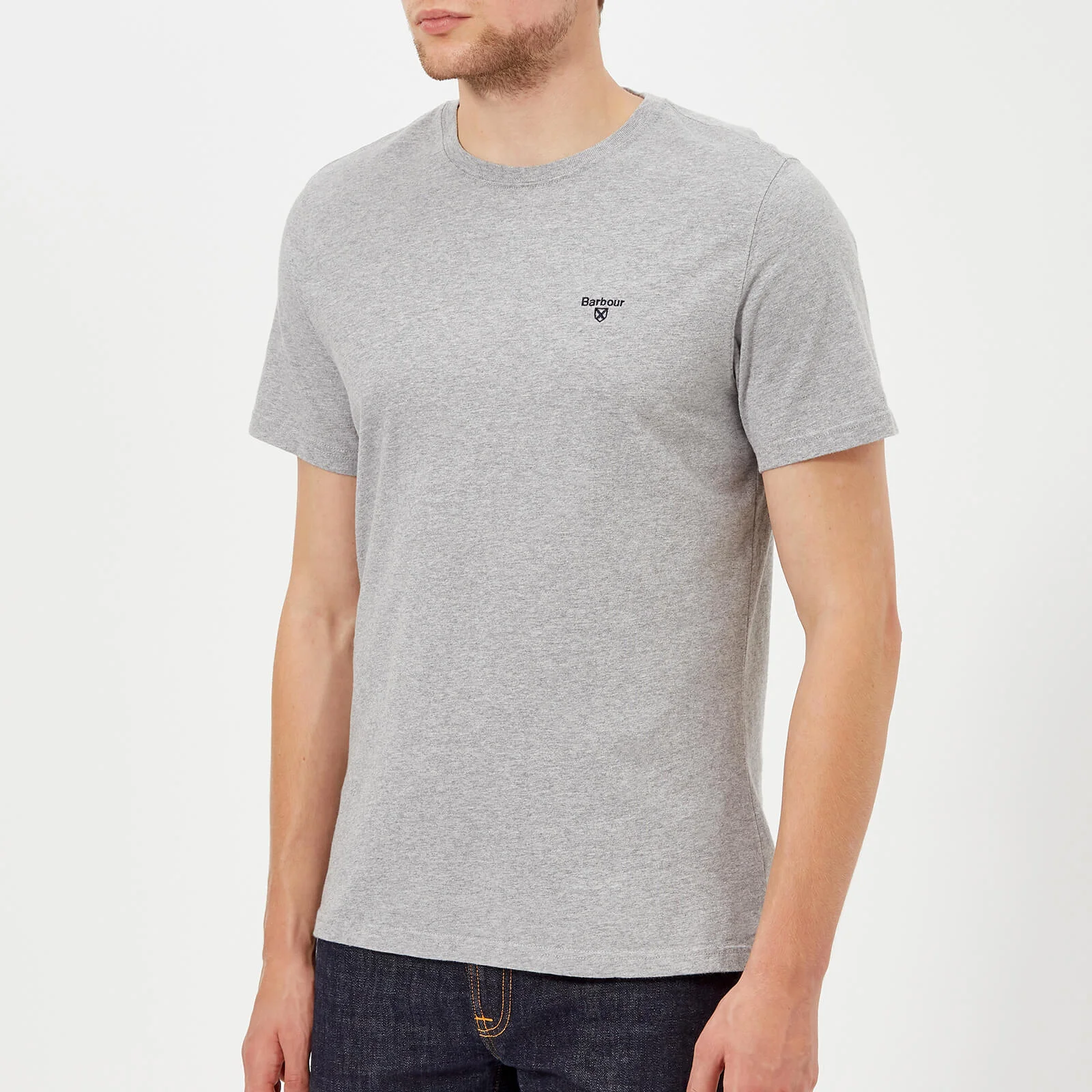Barbour Men's Sports T-Shirt - Grey Marl Image 1