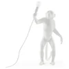 Seletti Indoor/Outdoor Standing Monkey Lamp - White - Image 1