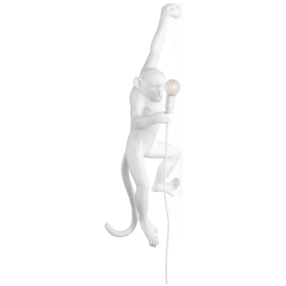 Seletti Indoor/Outdoor Hanging Monkey Lamp - White Image 1