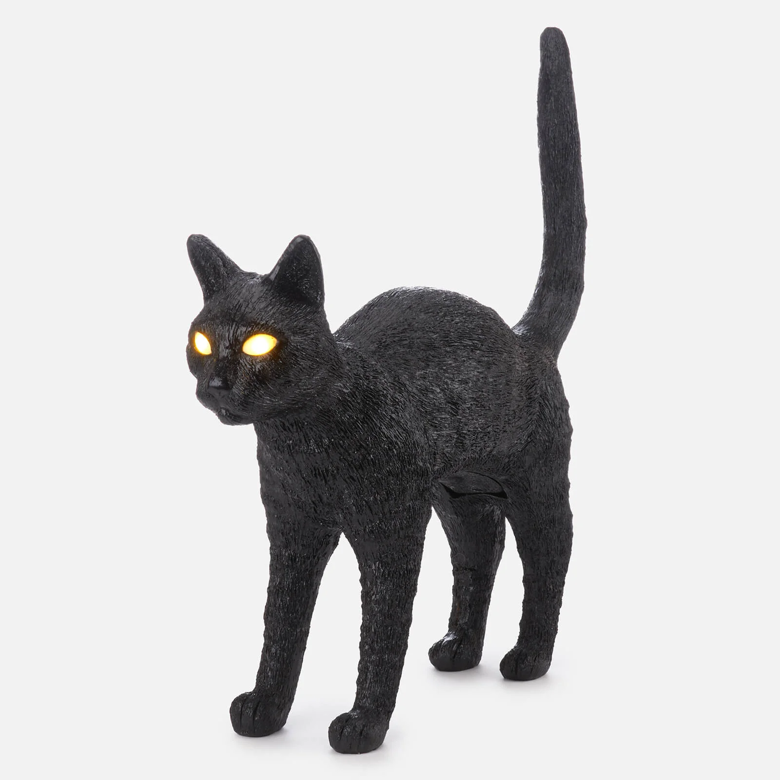 Seletti Jobby The Cat Lamp - Black Image 1