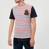 JW Anderson Men's Panelled Breton T-Shirt - Ruby - Image 1