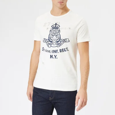 Polo Ralph Lauren Men's Lion Logo T-Shirt - Deckwash White