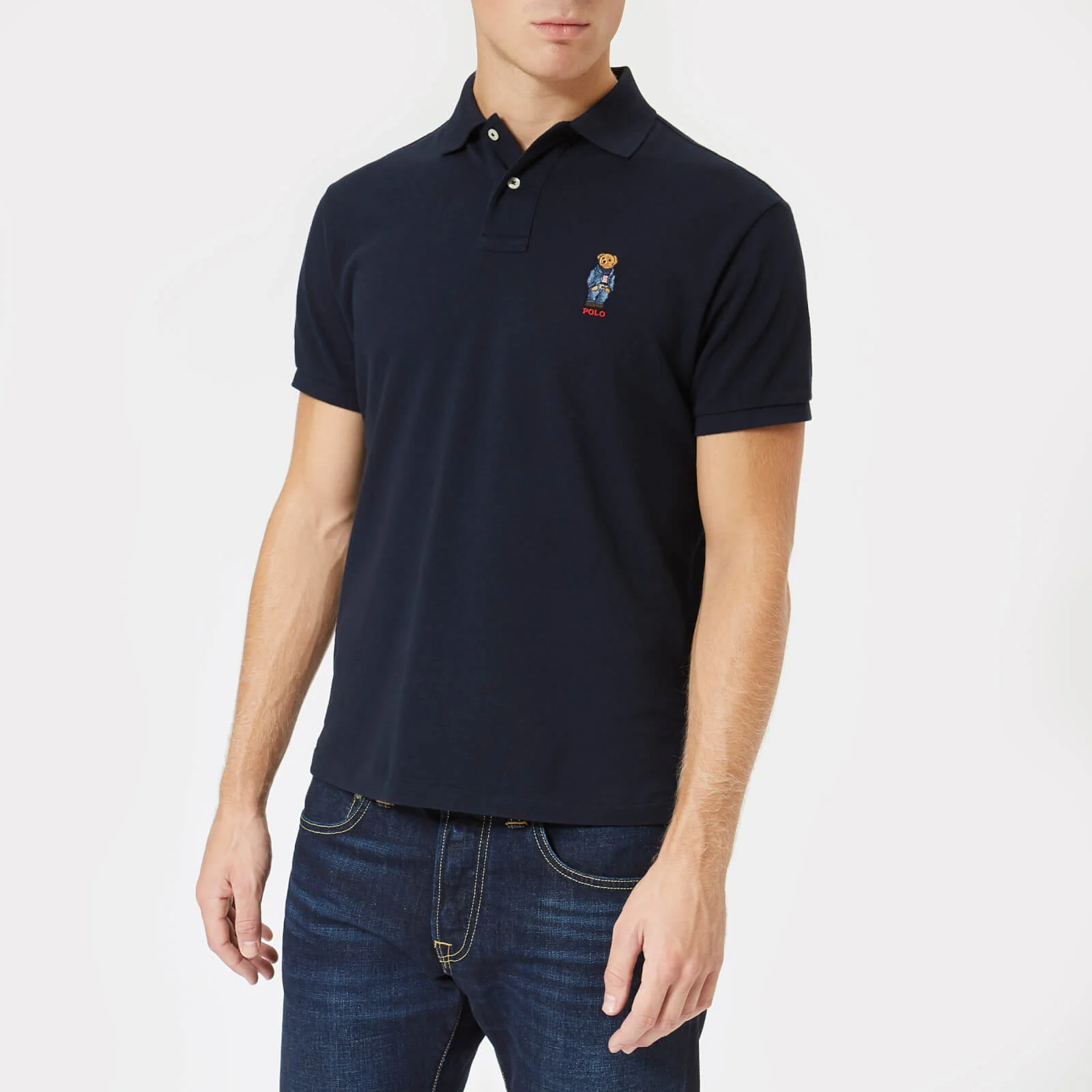 Polo Ralph Lauren Men's Ted Short Sleeve Polo Shirt - Aviator Navy Image 1