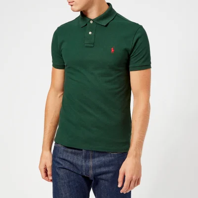 Polo Ralph Lauren Men's Slim Fit Short Sleeve Polo Shirt - College Green