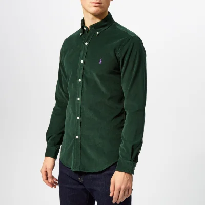 Polo Ralph Lauren Men's Slim Fit Cord Shirt - College Green