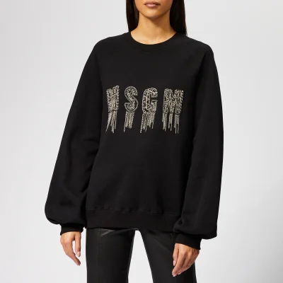 MSGM Women's Logo Sweatshirt - Black