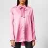 MSGM Women's Shirt with Logo on Back - Pink - Image 1