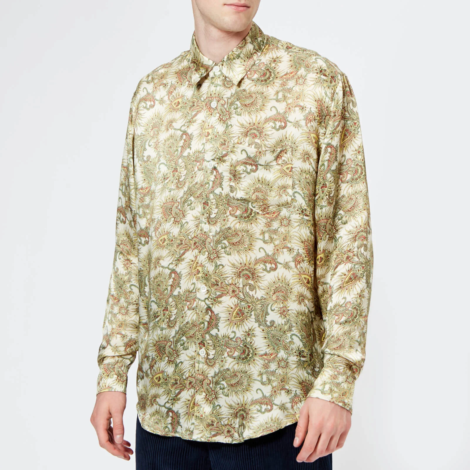 Our Legacy Men's Initial Patterned Shirt - Plant Print Image 1