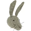 Fiona Walker England Grey Hare Wall Hanging Head - Image 1