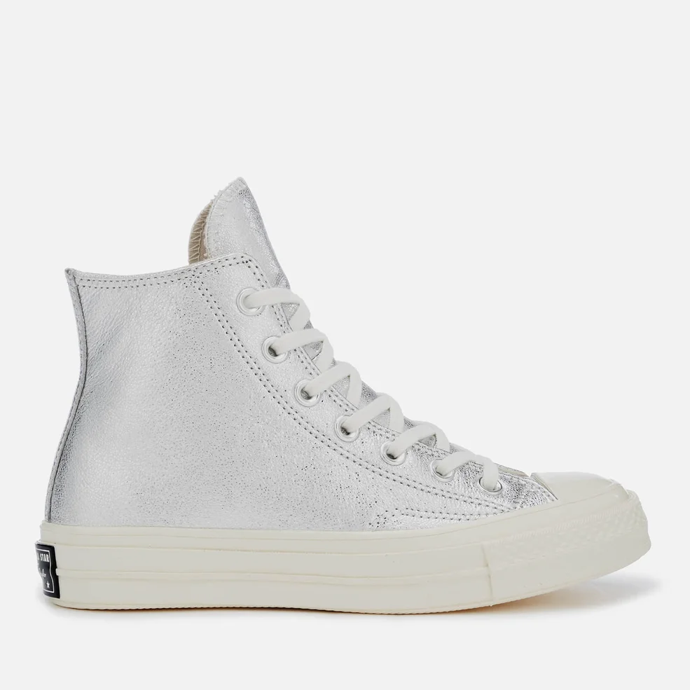 Converse Women's Chuck Taylor All Star '70 Hi-Top Trainers - Silver/Egret Image 1