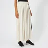 Y-3 Women's 3 Stripe Selvedge Matt Track Skirt - Champaign/Black - Image 1
