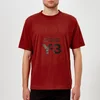 Y-3 Men's Stacked Logo Short Sleeve T-Shirt - Rust Red - Image 1
